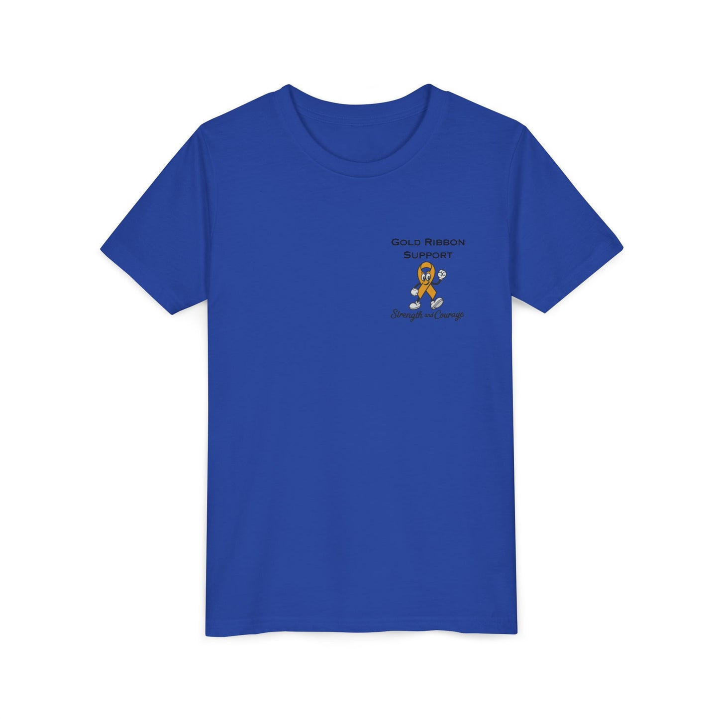 Kids Gold Ribbon Support Tee