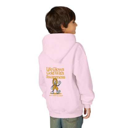 Kids Life Glows Gold - Hoodie