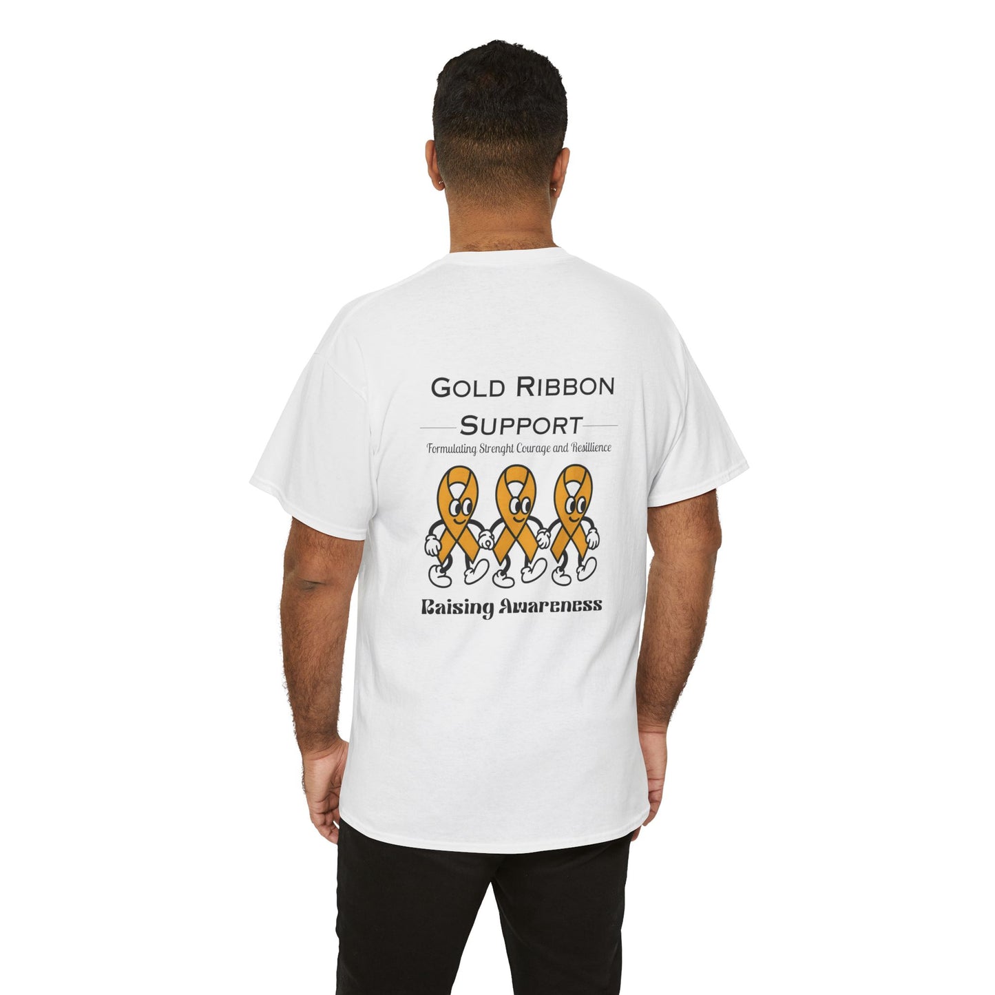 Gold Ribbon Support Shirt