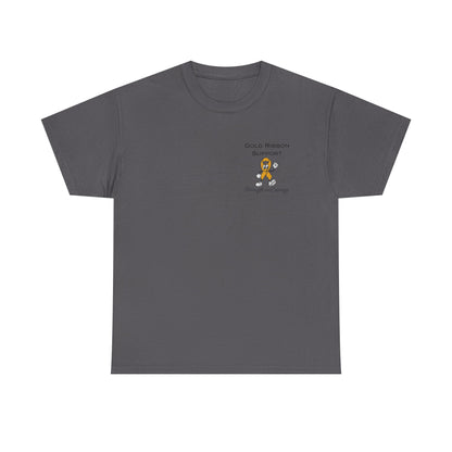 Gold Ribbon Support Shirt