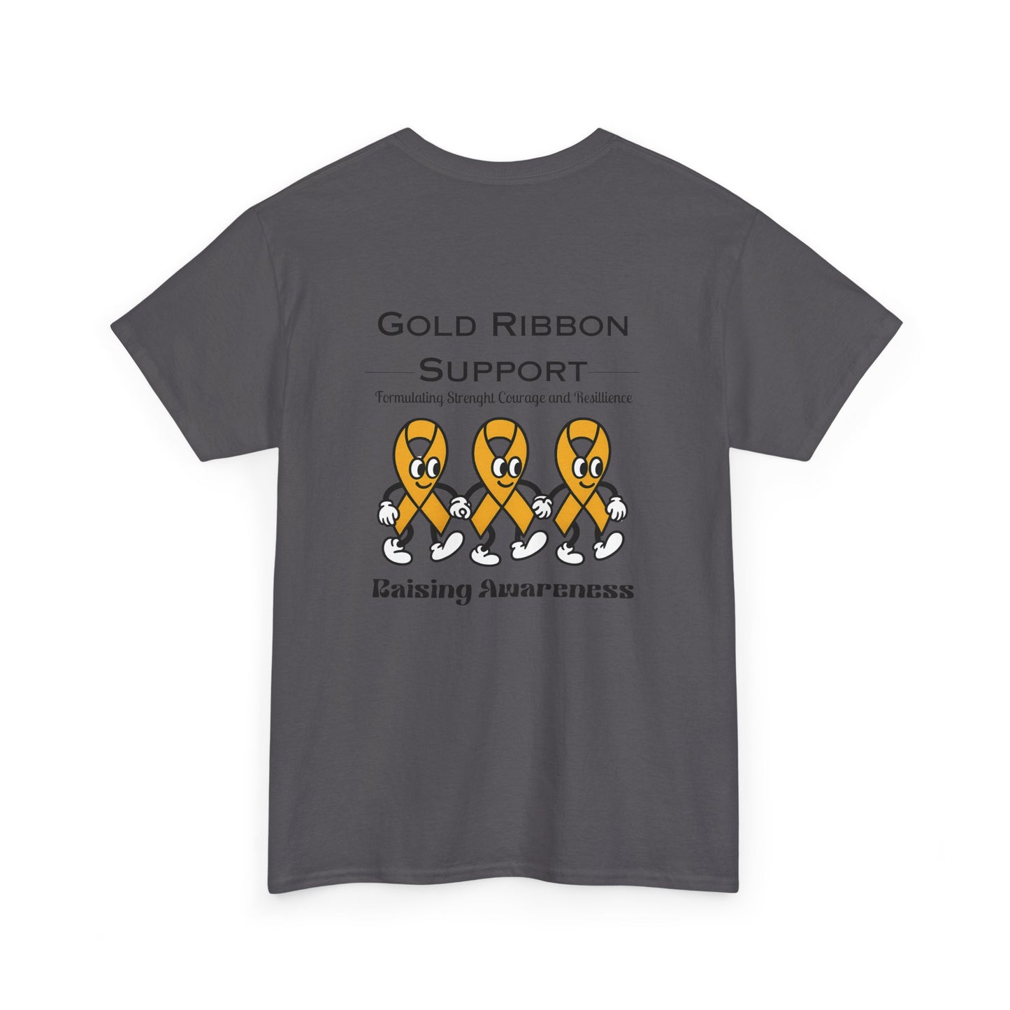 Gold Ribbon Support Shirt
