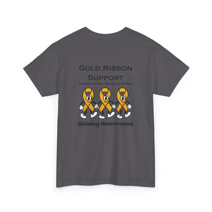 Gold Ribbon Support Shirt