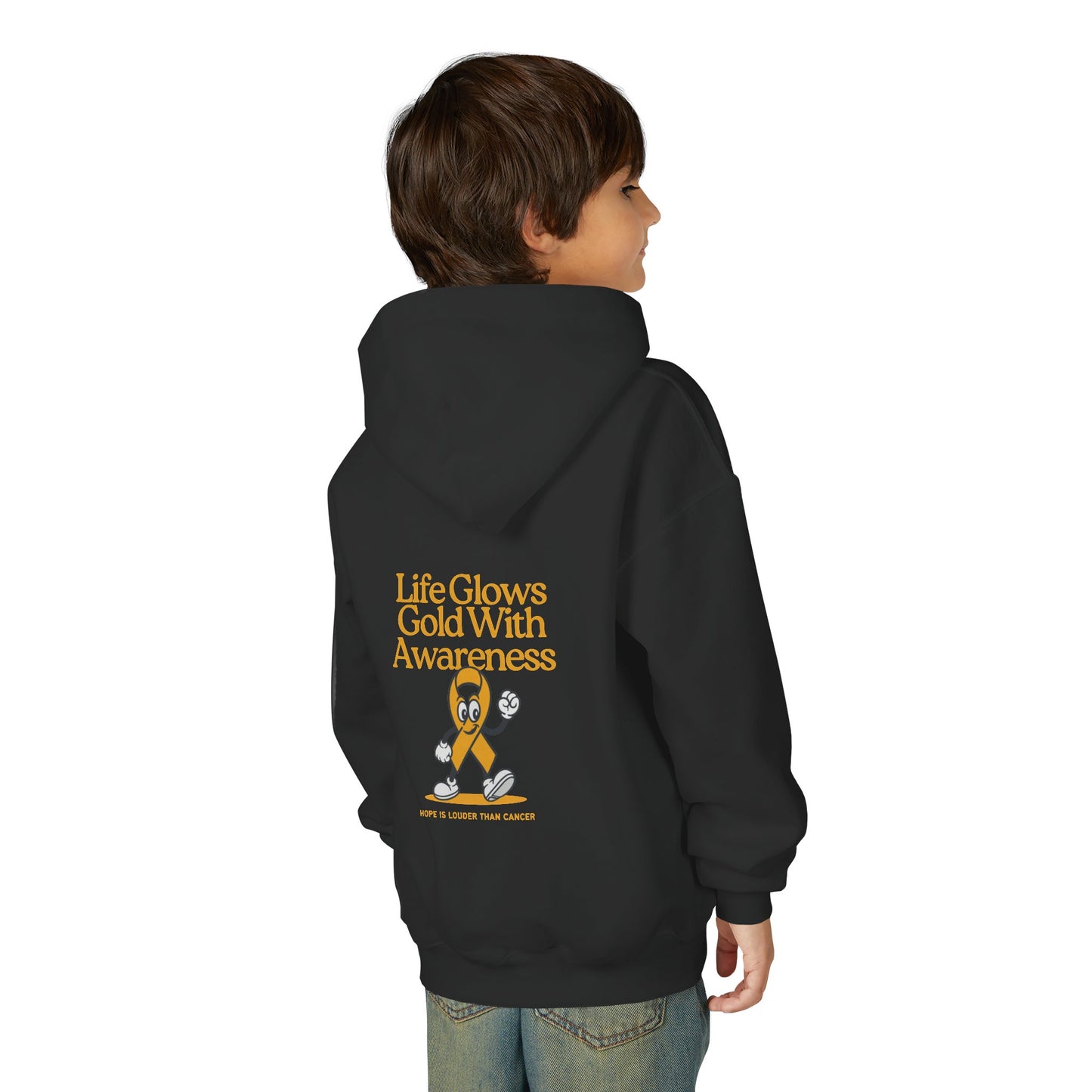 Kids Life Glows Gold - Hoodie