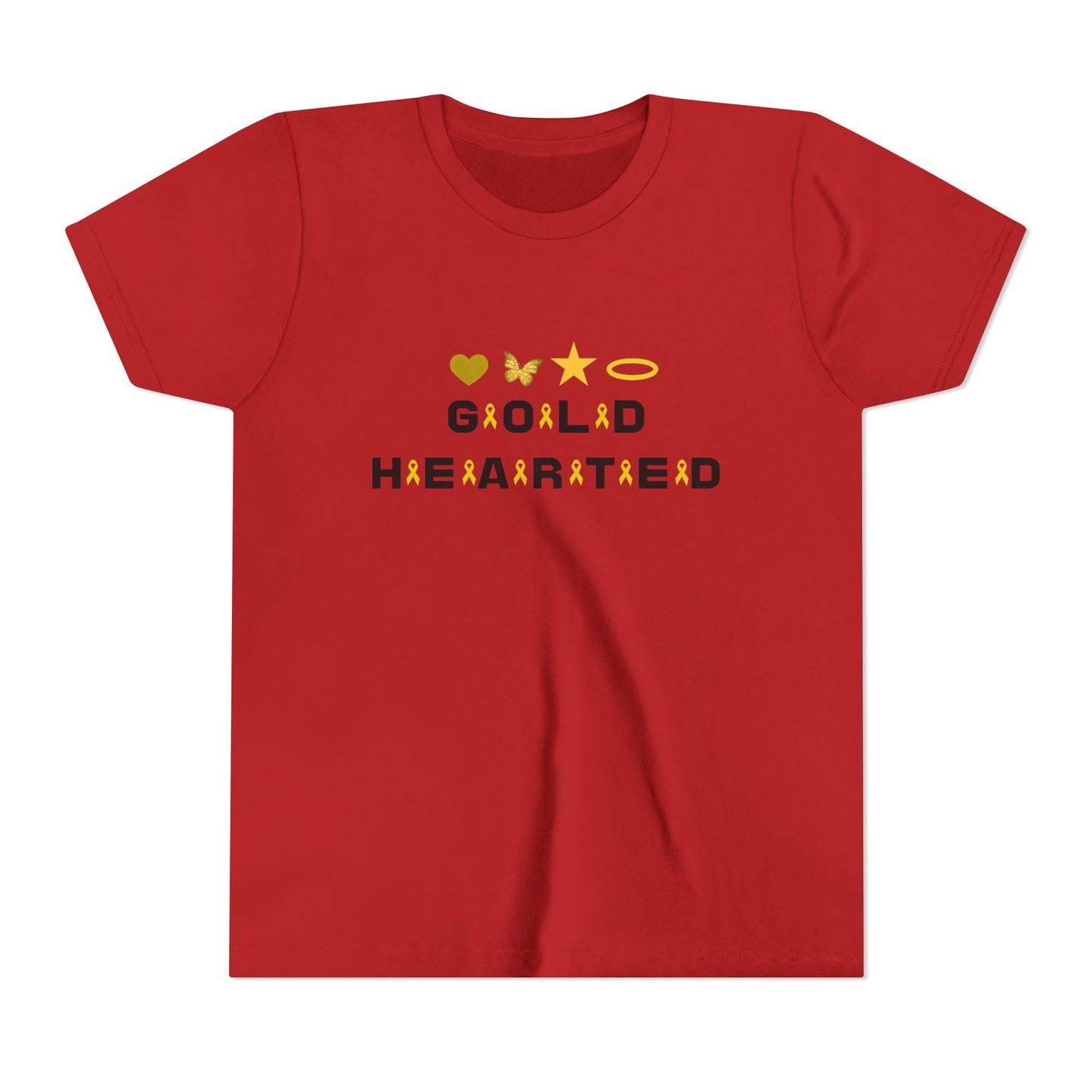 Kids Gold Hearted Tee