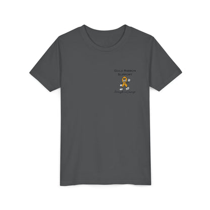 Kids Gold Ribbon Support Tee