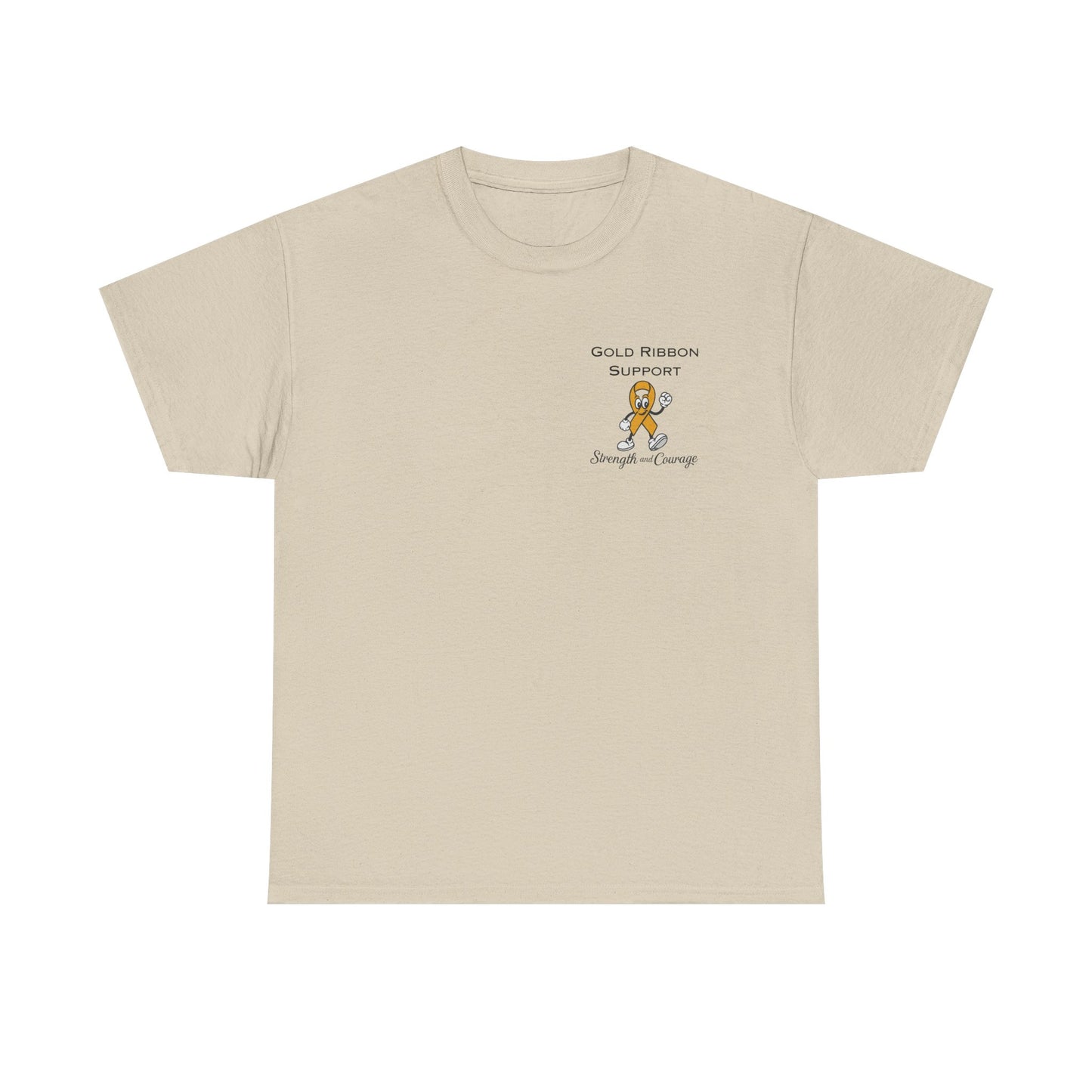 Gold Ribbon Support Shirt
