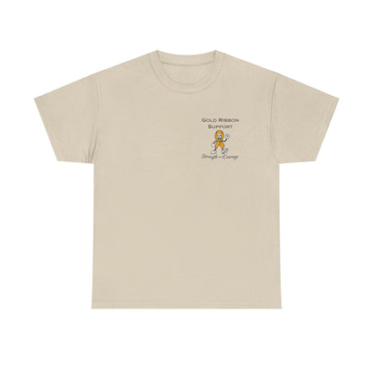Gold Ribbon Support Shirt