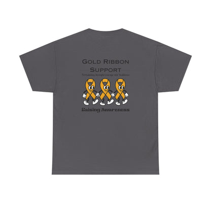 Gold Ribbon Support Shirt