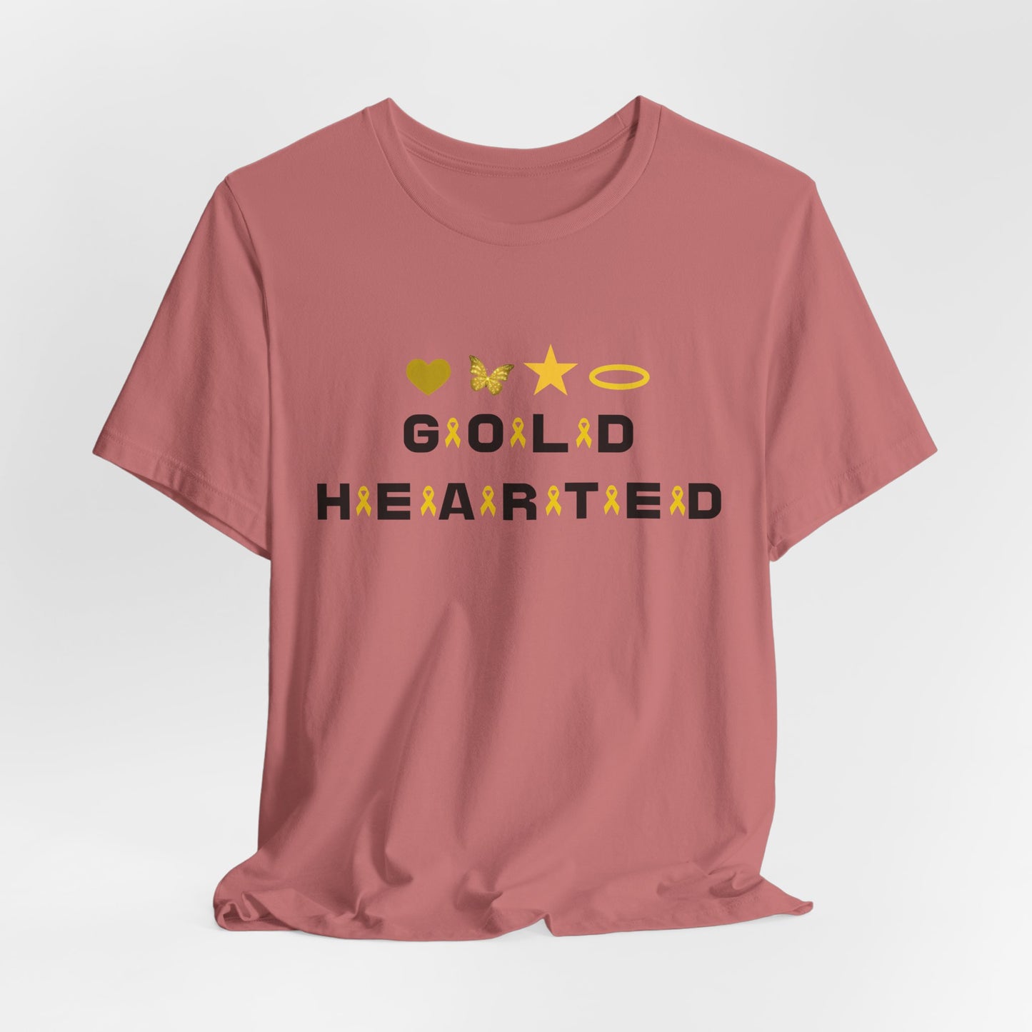 Gold Hearted Tee