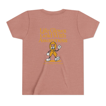 Kids Life Glows Gold Tee