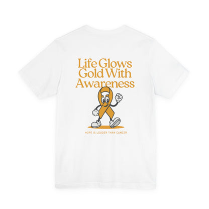 Life Glows Gold Tee