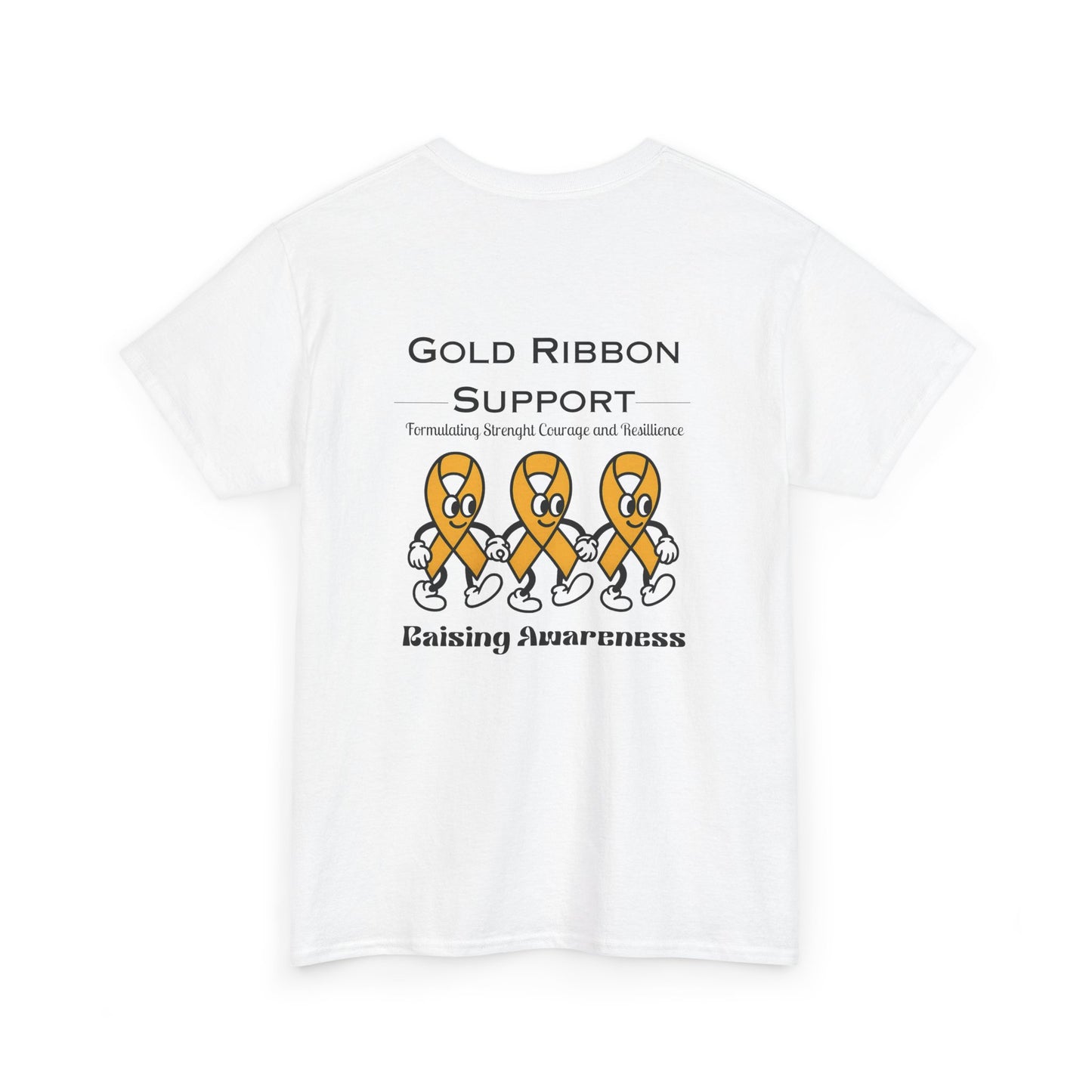 Gold Ribbon Support Shirt