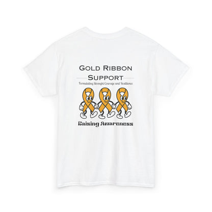 Gold Ribbon Support Shirt