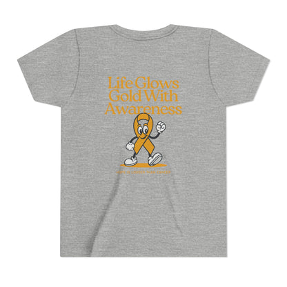 Kids Life Glows Gold Tee