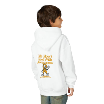 Kids Life Glows Gold - Hoodie