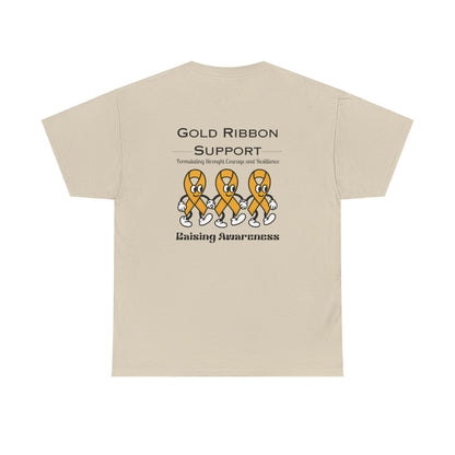 Gold Ribbon Support Shirt