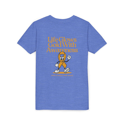 Kids Life Glows Gold Tee