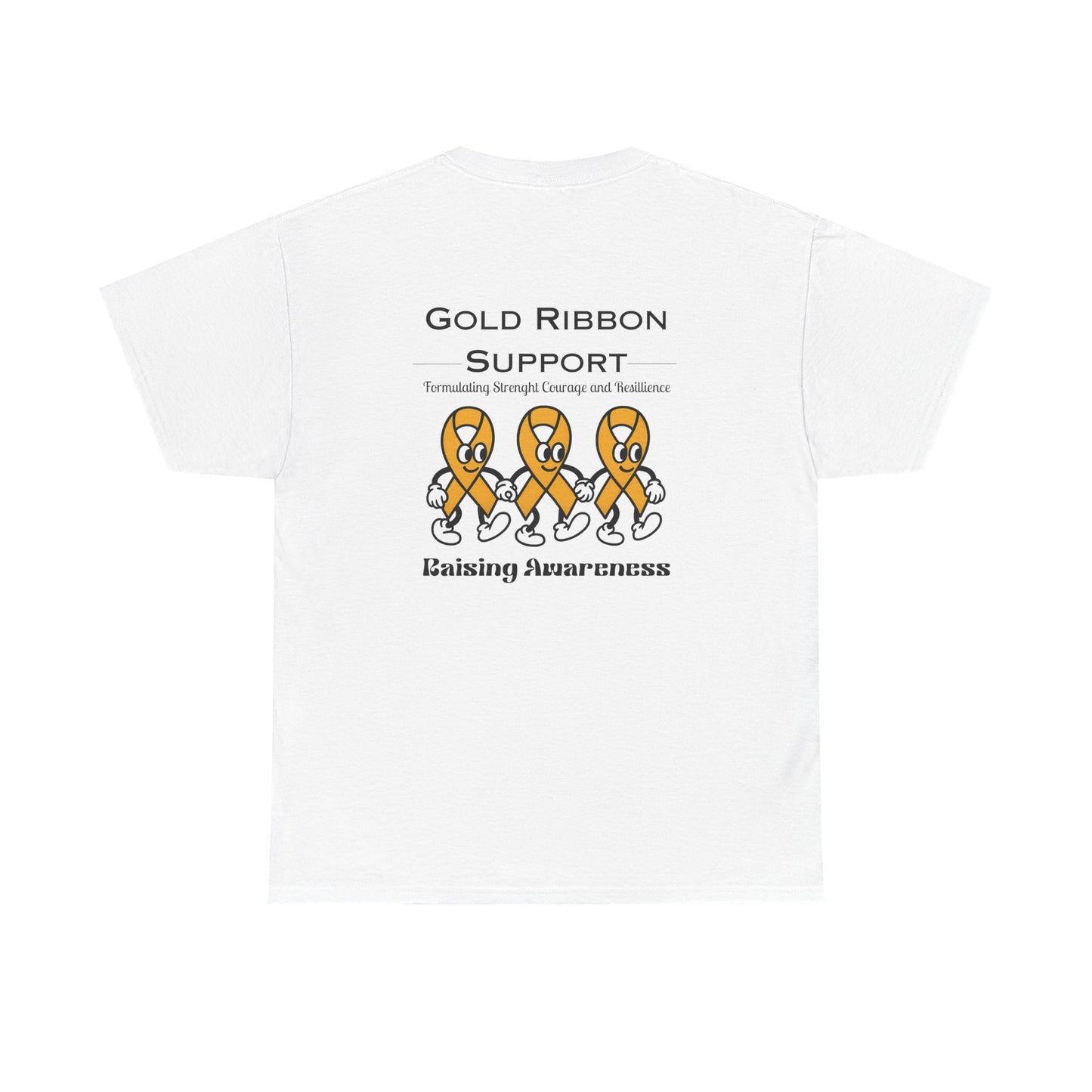 Gold Ribbon Support Shirt