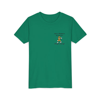 Kids Gold Ribbon Support Tee
