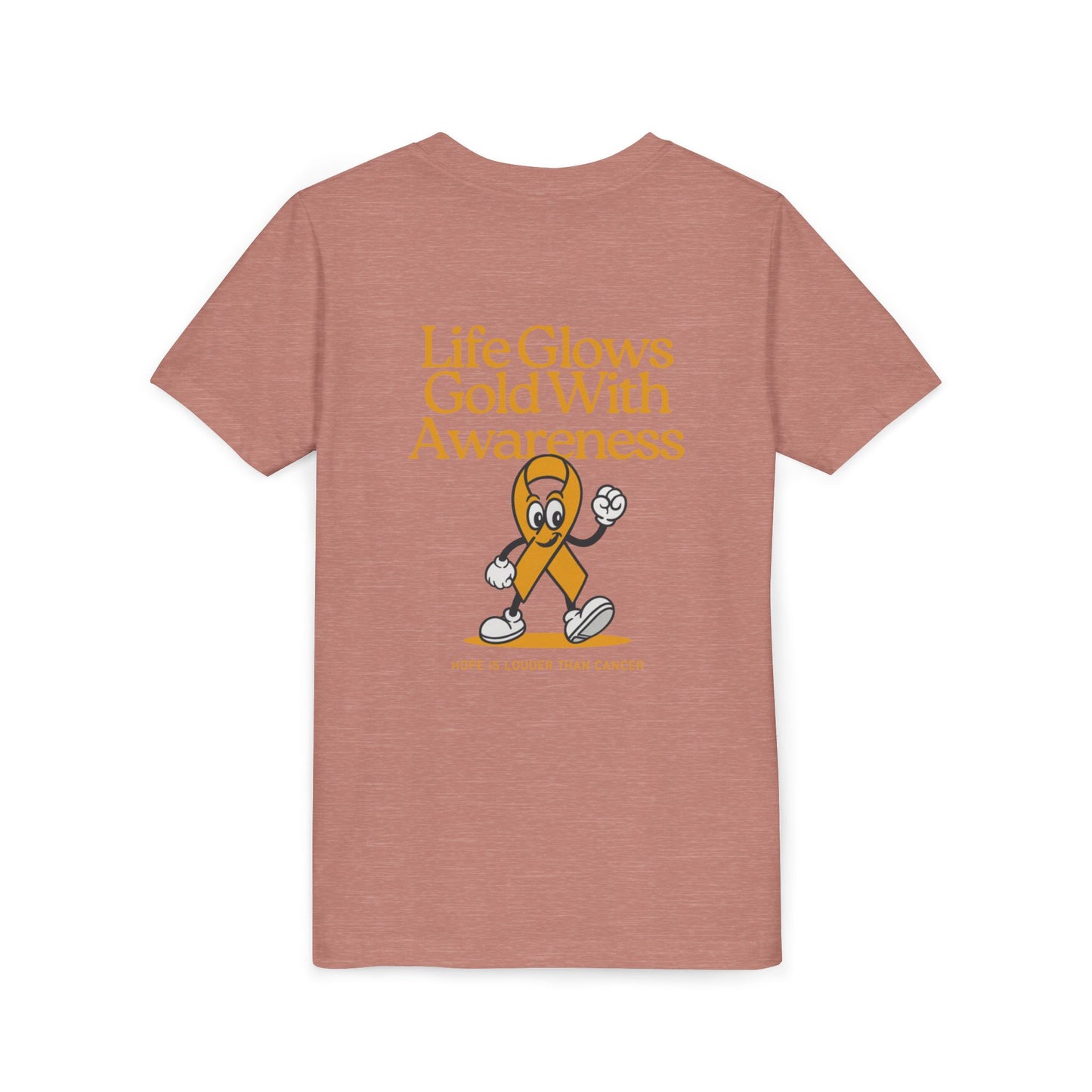 Kids Life Glows Gold Tee