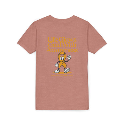 Kids Life Glows Gold Tee