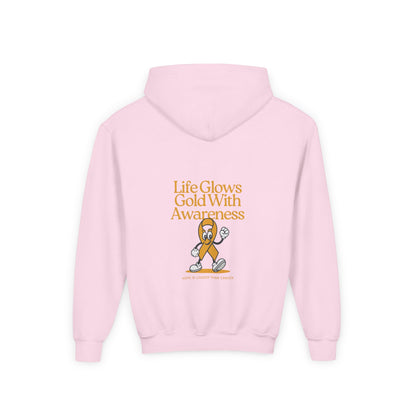 Kids Life Glows Gold - Hoodie