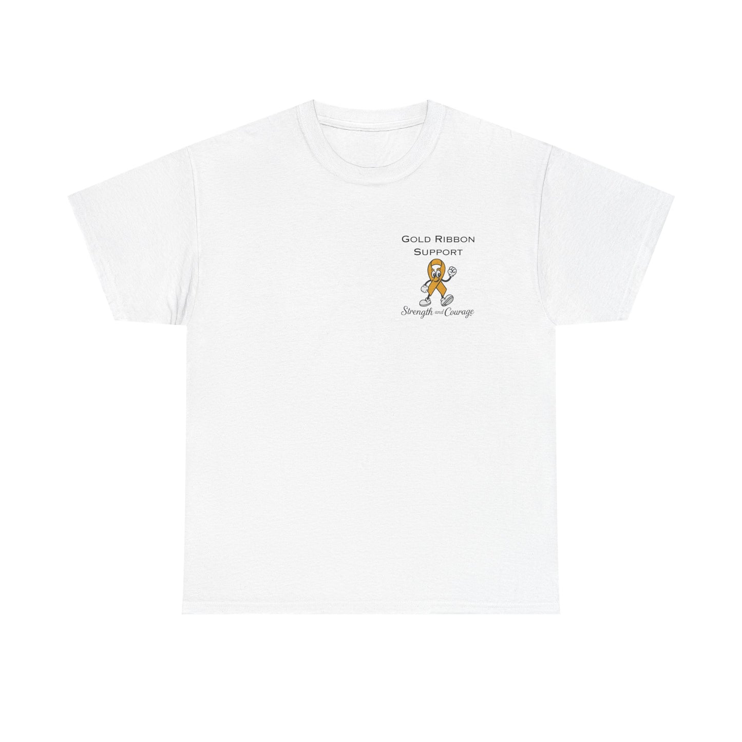 Gold Ribbon Support Shirt