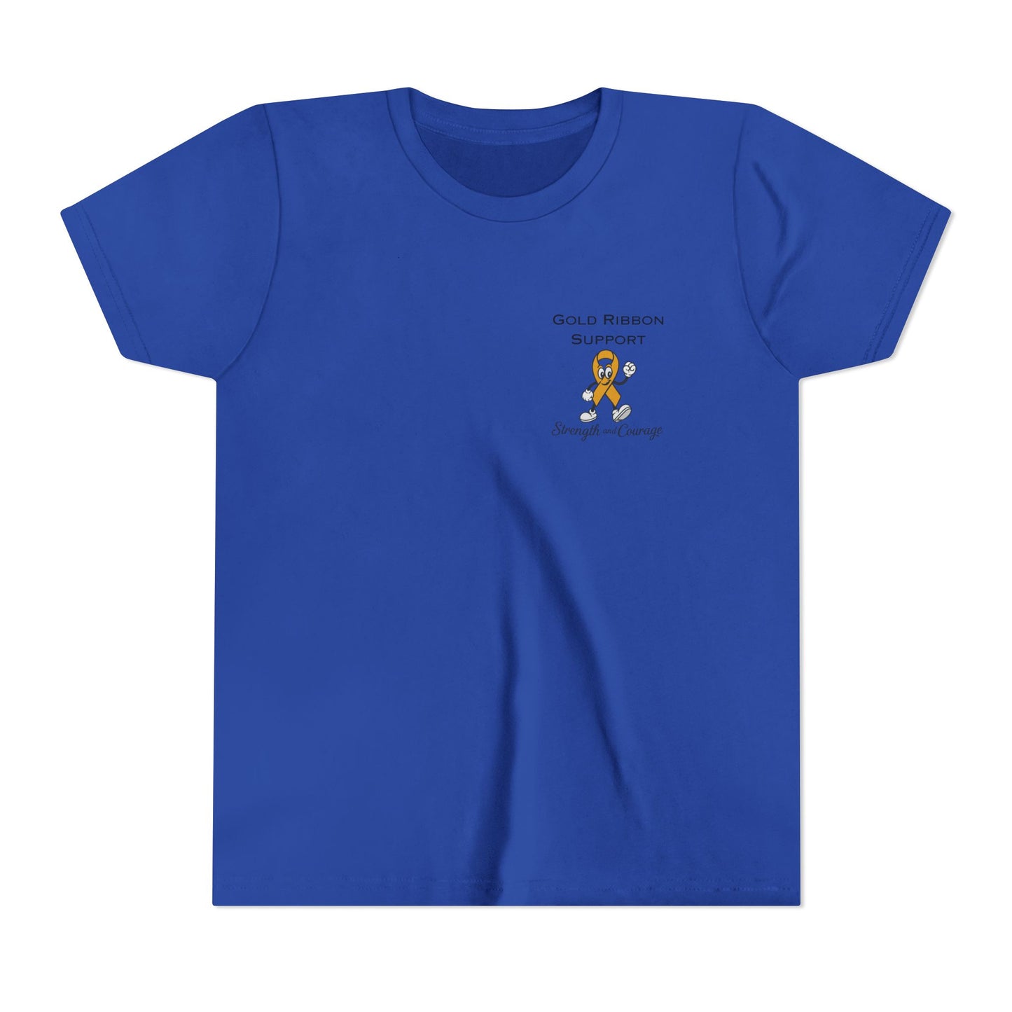 Kids Gold Ribbon Support Tee