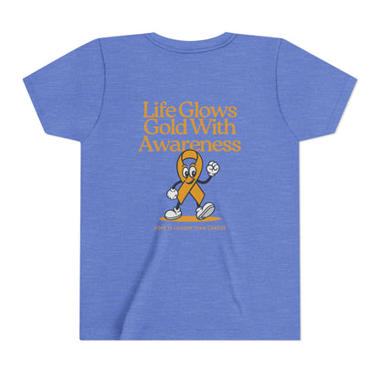 Kids Life Glows Gold Tee