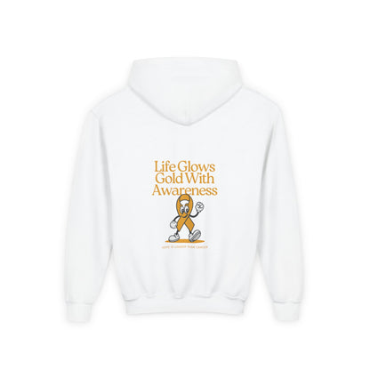 Kids Life Glows Gold - Hoodie