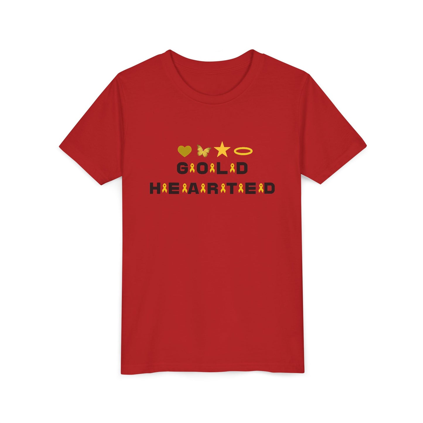 Kids Gold Hearted Tee