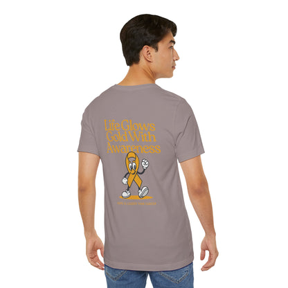 Life Glows Gold Tee