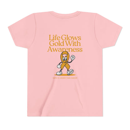 Kids Life Glows Gold Tee